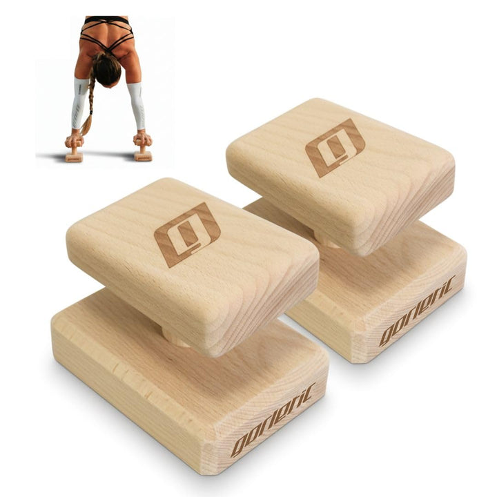 Canes BASIC Balance-Blöcke aus Buchenholz (14 cm Höhe) mit rutschfesten Füssen, Handstandblocks Fall