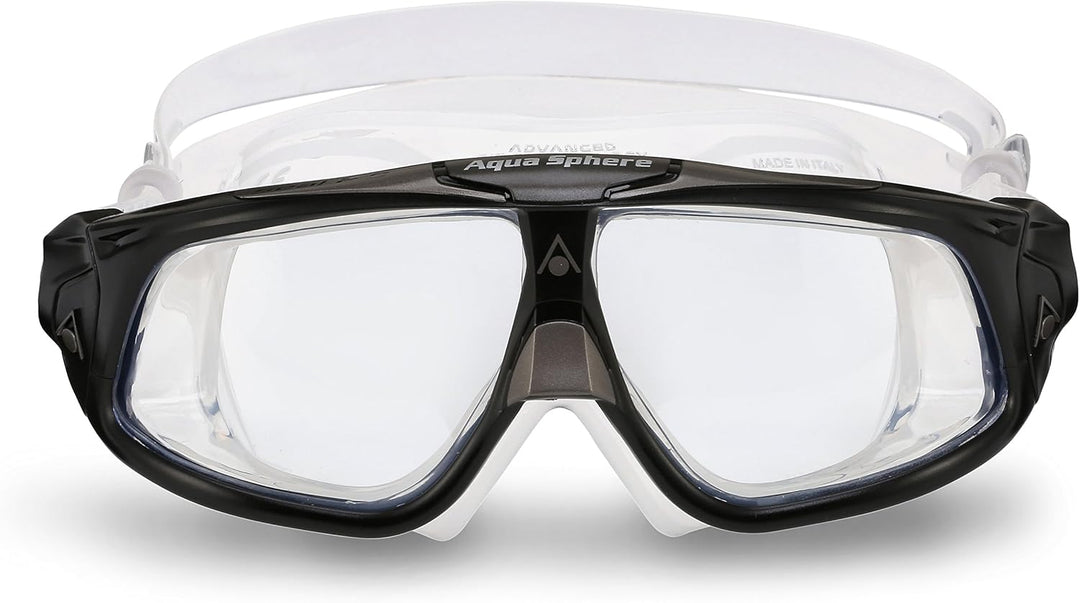 Aquasphere Unisex Seal 2.0 Schwimmbrille schwarz/grau, schwarz/grau