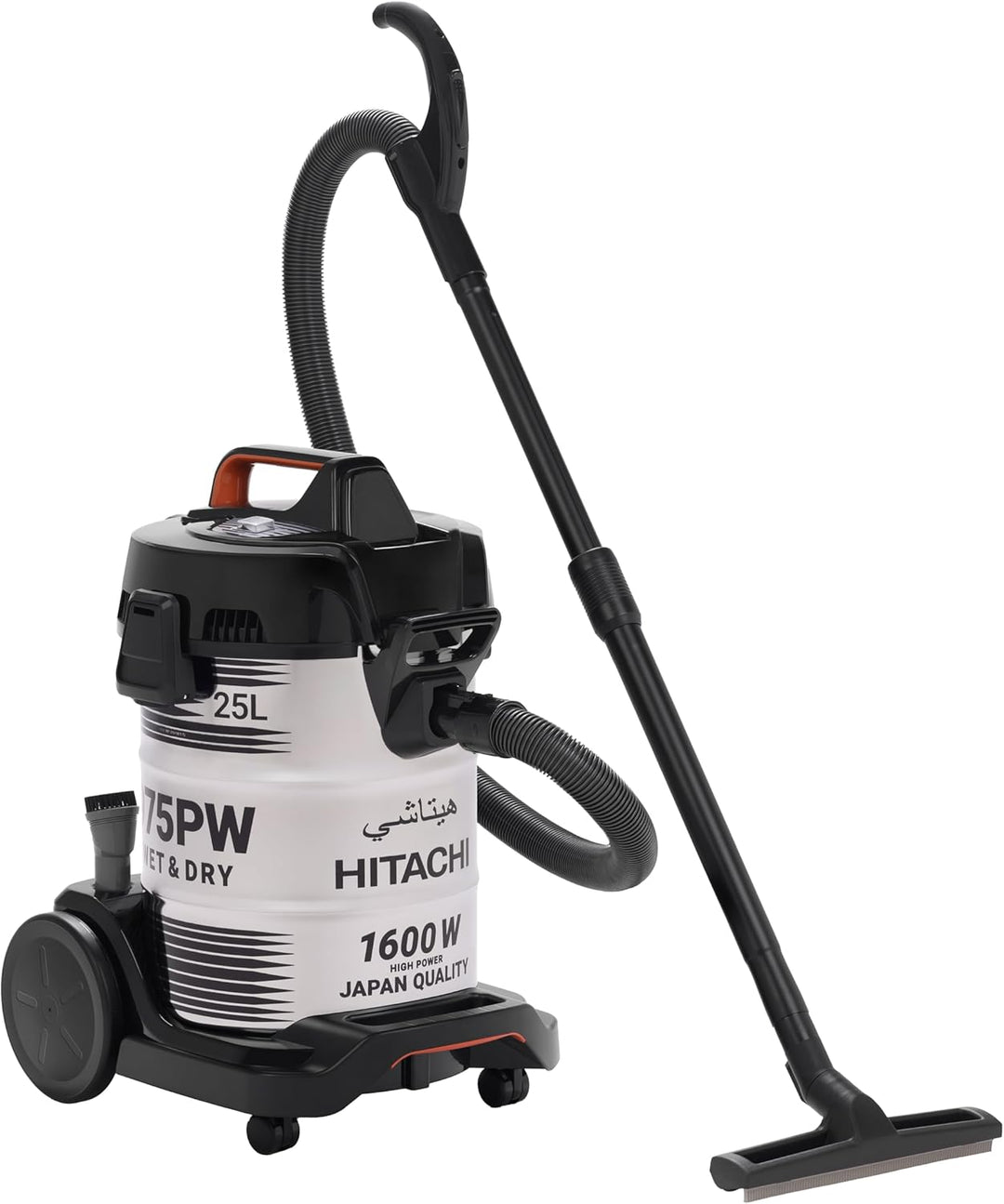 Hitachi Bodenstaubsauger CV 975 PW, 3-in-1 Profi-Nass- & Trockensauger, 25L Edelstahl-Tank 1600 W be