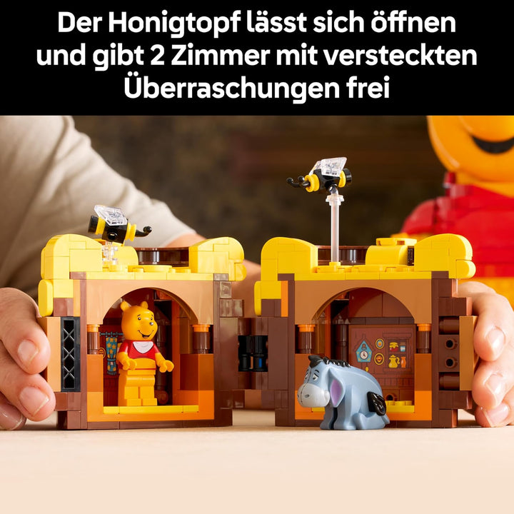 LEGO | Disney Winnie Puuh - Modellbau für Erwachsene zum Ausstellen - mit Honigtopf, Sammler Minifig