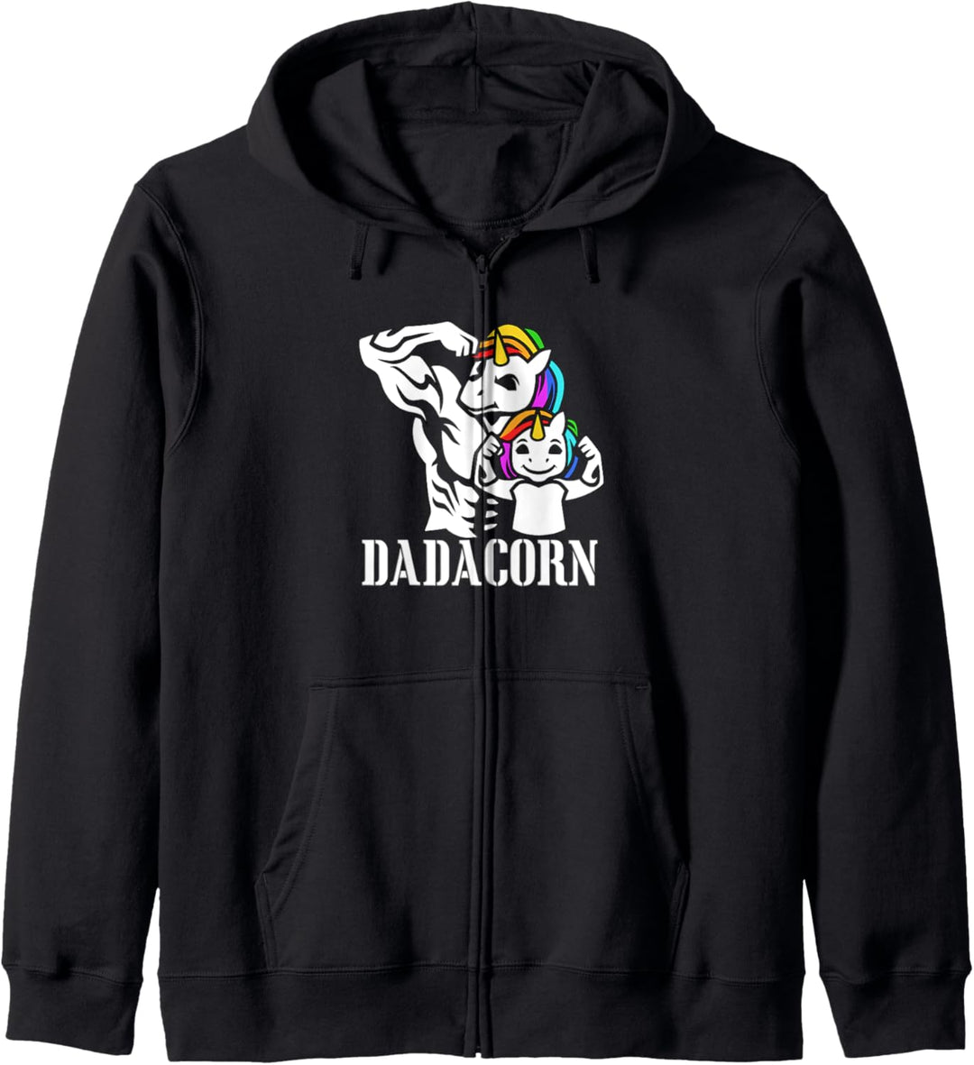 Dadacorn - Vater-Tochter-Einhörner Kapuzenjacke