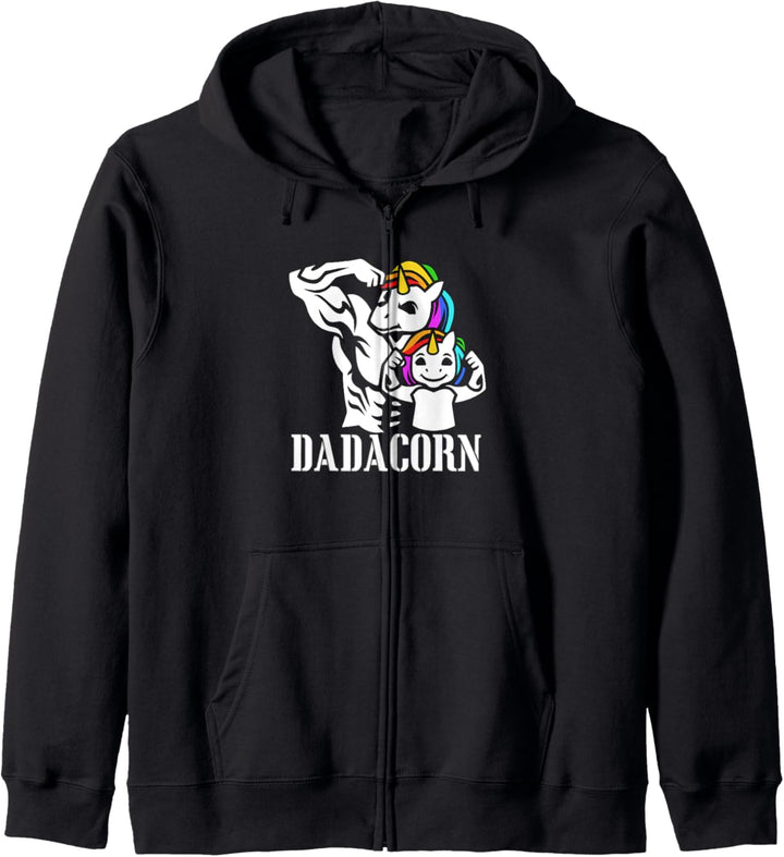 Dadacorn - Vater-Tochter-Einhörner Kapuzenjacke