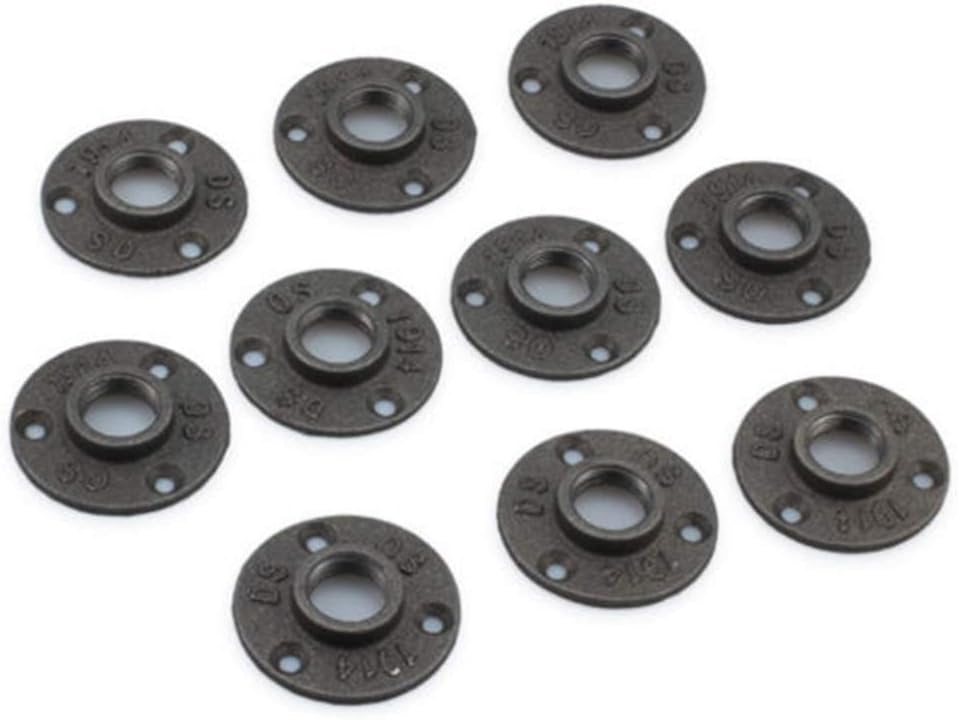 UKCOCO 10 Stück 1 Herdplattenspaltabdeckung Metallhalter Möbelflansch Selber Machen Industriell Bode