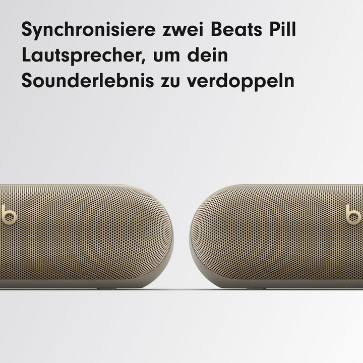 Beats Pill Tragbarer Bluetooth-Lautsprecher, Bis zu 24 Stunden Akkulaufzeit, Wasserabweisend, Kompat