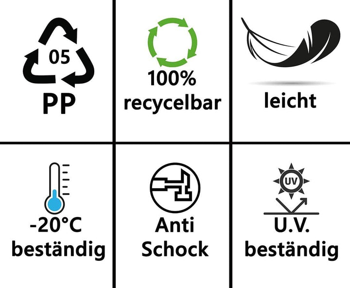 kunstpflanzen-discount.com Guter und günstiger XL Planzen Übertopf frostbeständig - 71cm hoch 80cm D