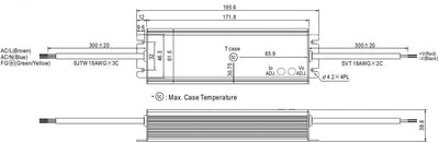 Mean Well HLG-80H-24A AC-DC Single Output LED-Treiber, Mix-Modus mit PFC, HLG-80H-24A