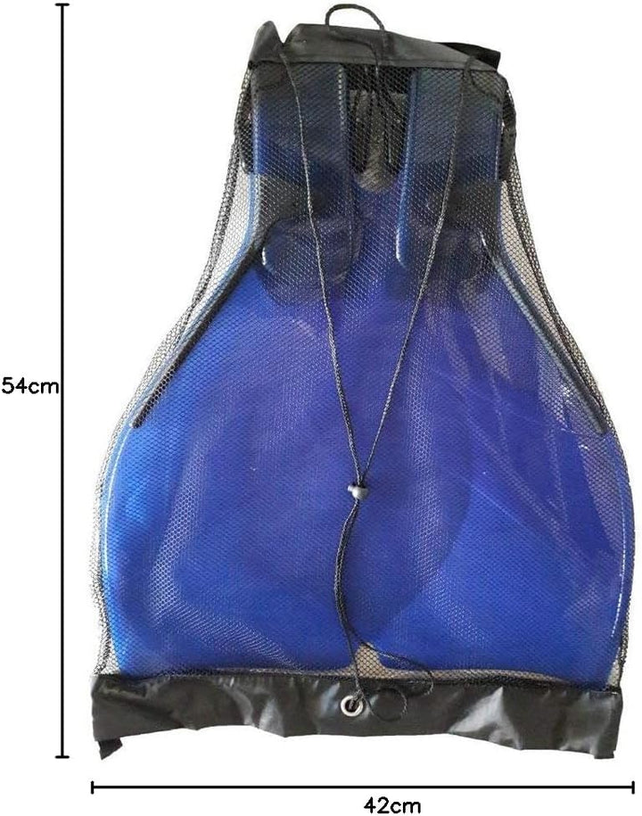 Sweam - Monoflosse 39-43 Verstellbar, Blau