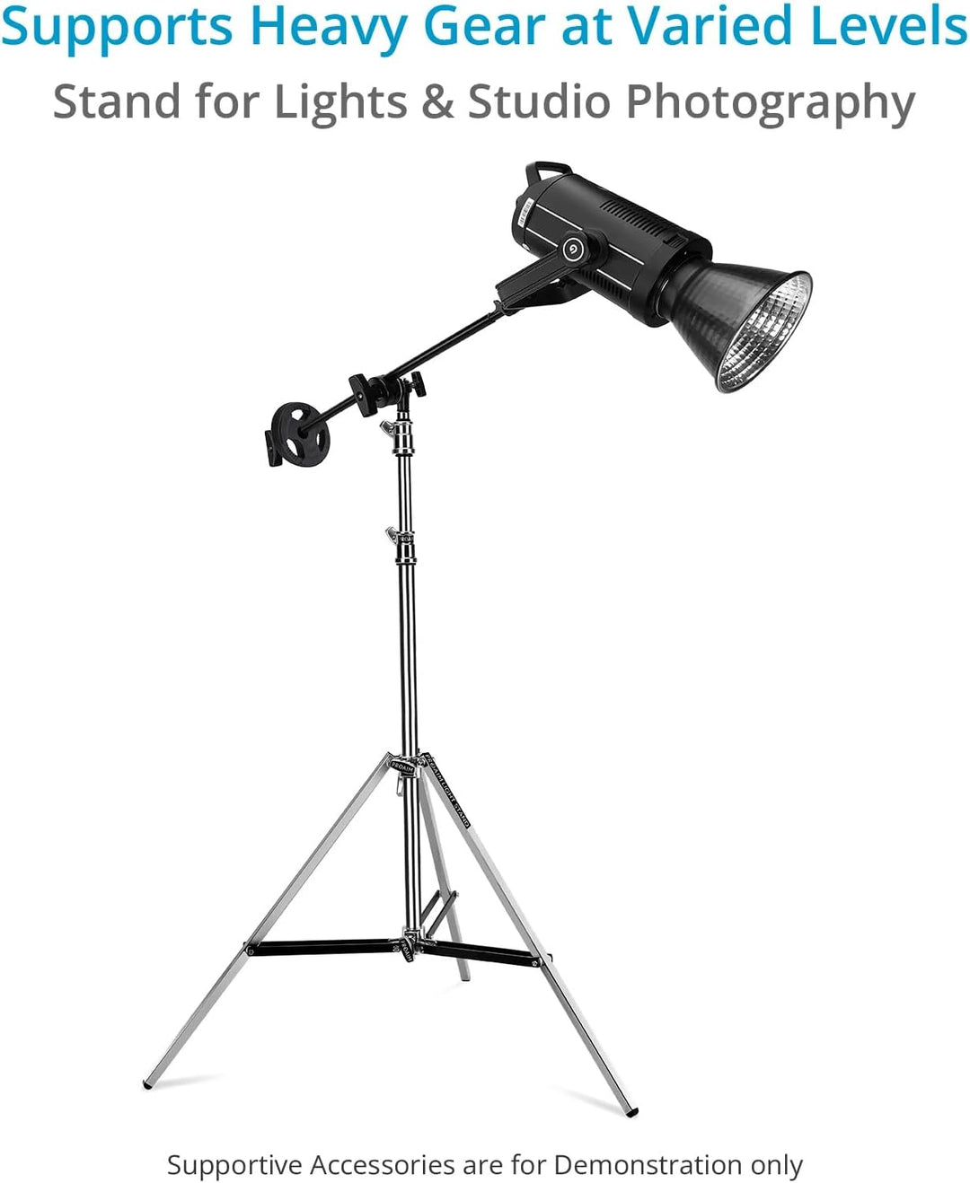 PROAIM Ninja Double Riser Stand for Lights & Studio Photography. Payload up to 10kg/ 22lb. Maximum H