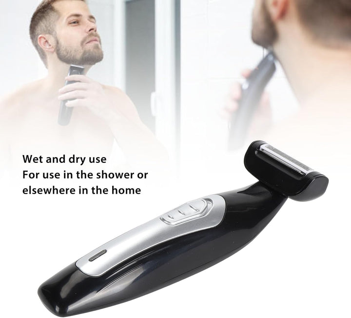 Rückenrasierer, Wasserfester Körper- und Mannscaping-Trimmer für Männer, Multifunktionaler Elektrisc
