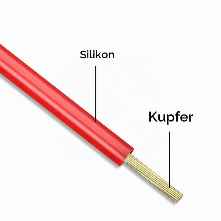 Cleqee 5 Stück Bananenstecker Silikon Messleitungen 4mm voll isoliert Sicherheit ummantelt stapelbar