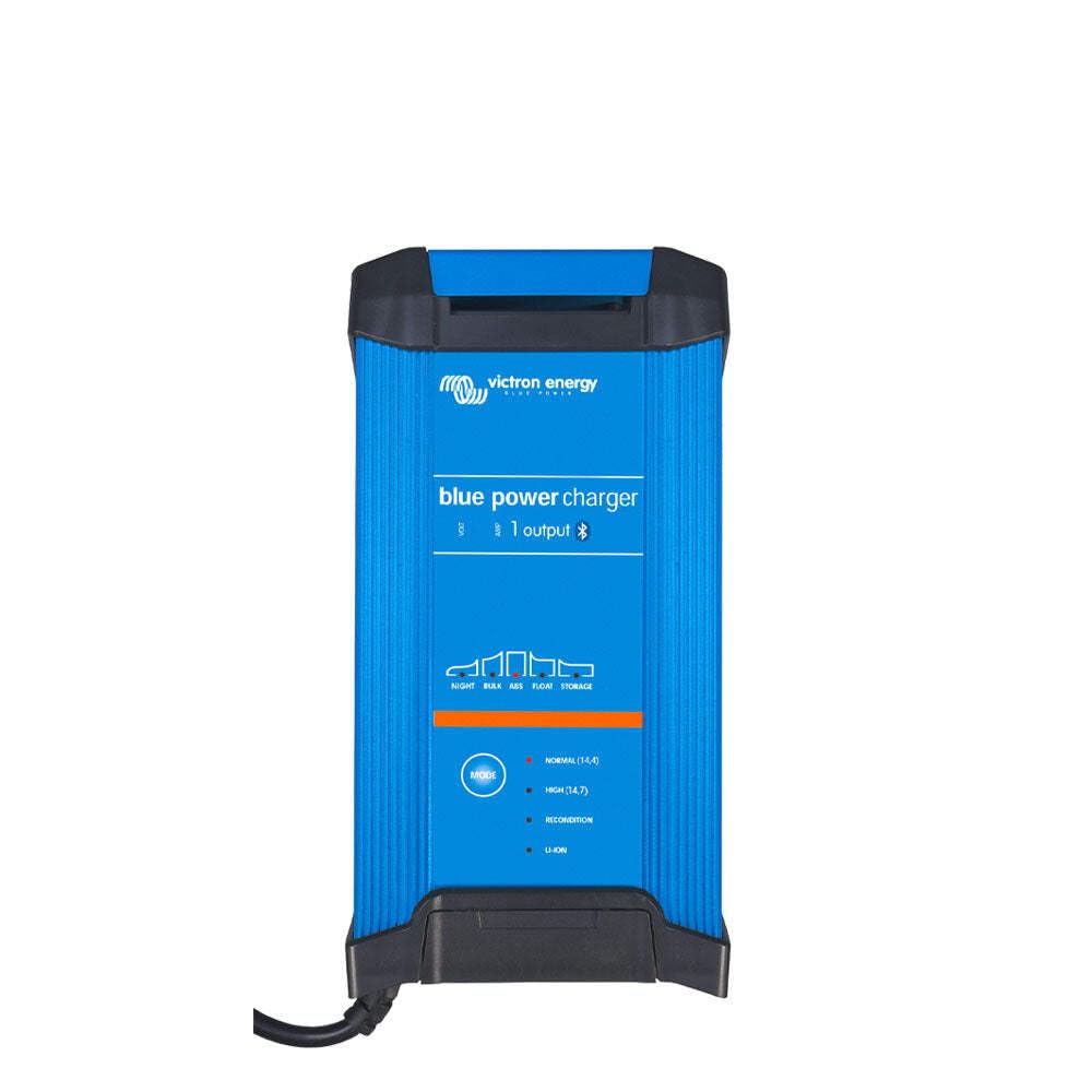 Victron Energy Blue Smart IP22 24-Volt 16 Ampere 230V, Einzelausgang Batterieladegerät CEE7/7, Bluet