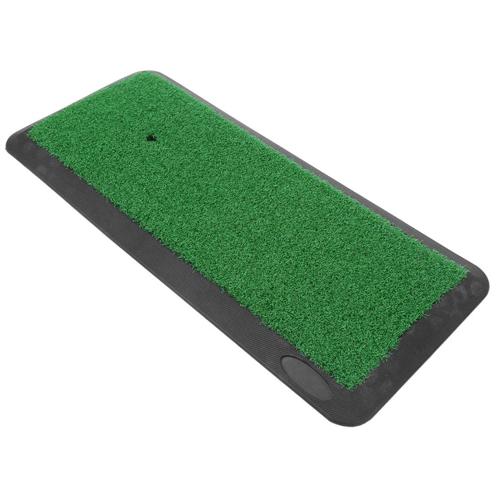 KEENSO Golf-Übungsmatte, Kunstrasen-Gummipolster, Golfschwung-Übungsmatte, für drinnen und draussen,