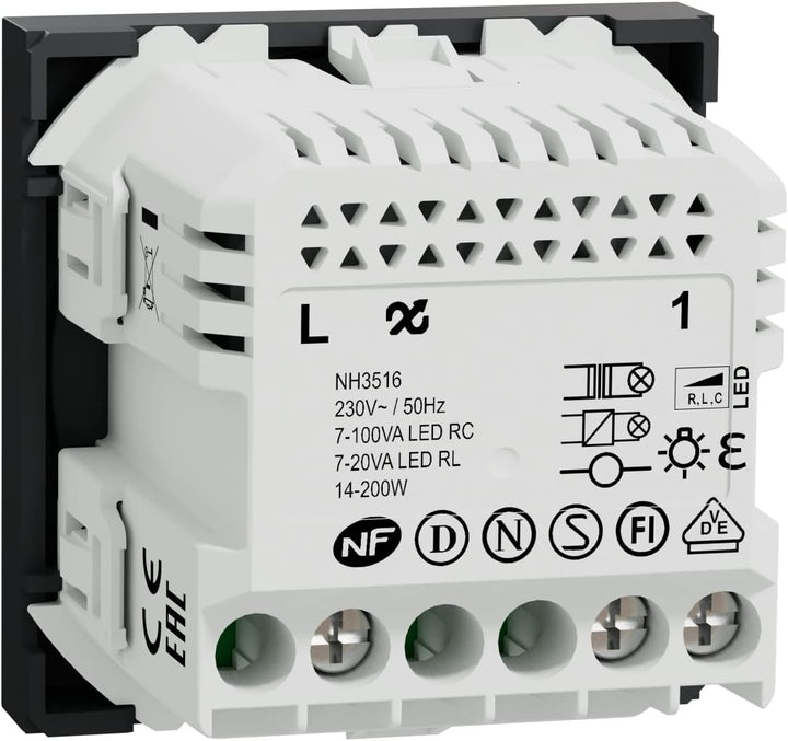 Schneider Electric NU351654W Drehdimmer Zigbee anth