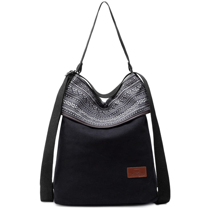 Travistar Damen Canvas Schultertasche Rucksack Gross Handtasche Vintage Damen umhängetasche Anti Die