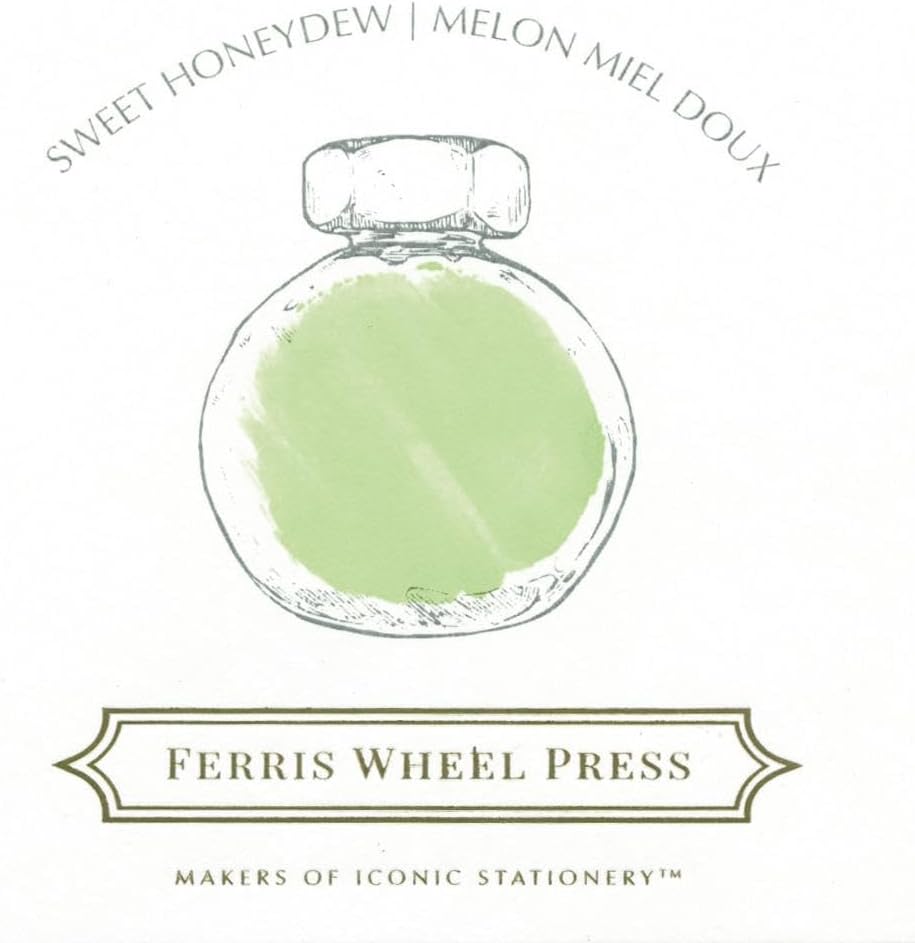 Ferris Wheel Press Fountain Pen Ink | Everyday Ink Collection | Light Green | 38ml Light Green 38ml,