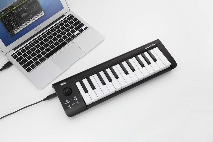Korg KOH Microkey-25 USB-Tastatur 25 Noten Schwarz 25 Key MICROKEY2, 25 Key MICROKEY2