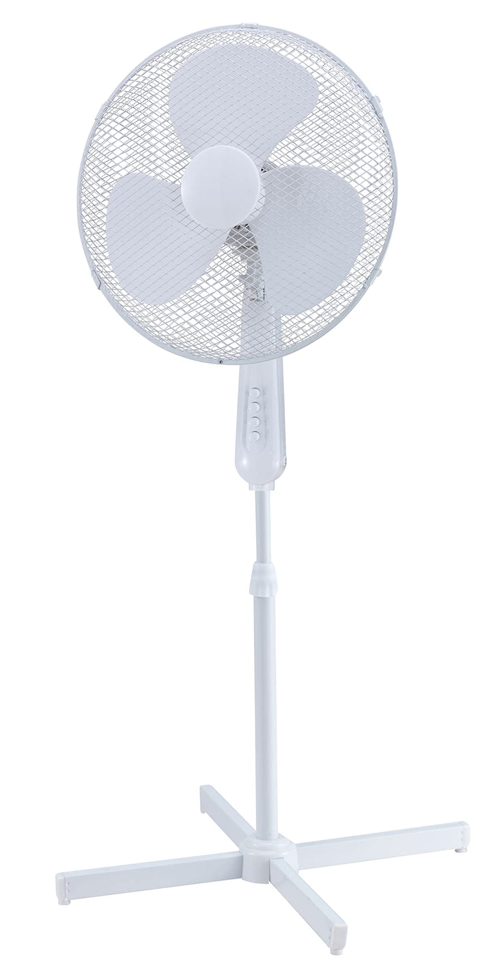 aro Standventilator SF3619C, Metall/Kunststoff, Ø 36 cm, 50 W, 3 Geschwindigkeiten, Oszillationsfunk