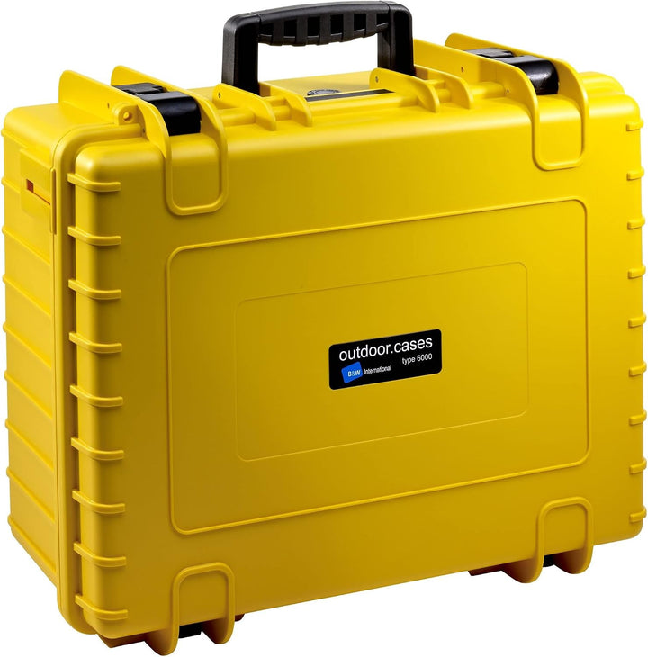B&amp;W International Mehrzweckkoffer Outdoor 6000 (PP.326) Gelb – Leerkoffer – wasserdicht (IP67), stau