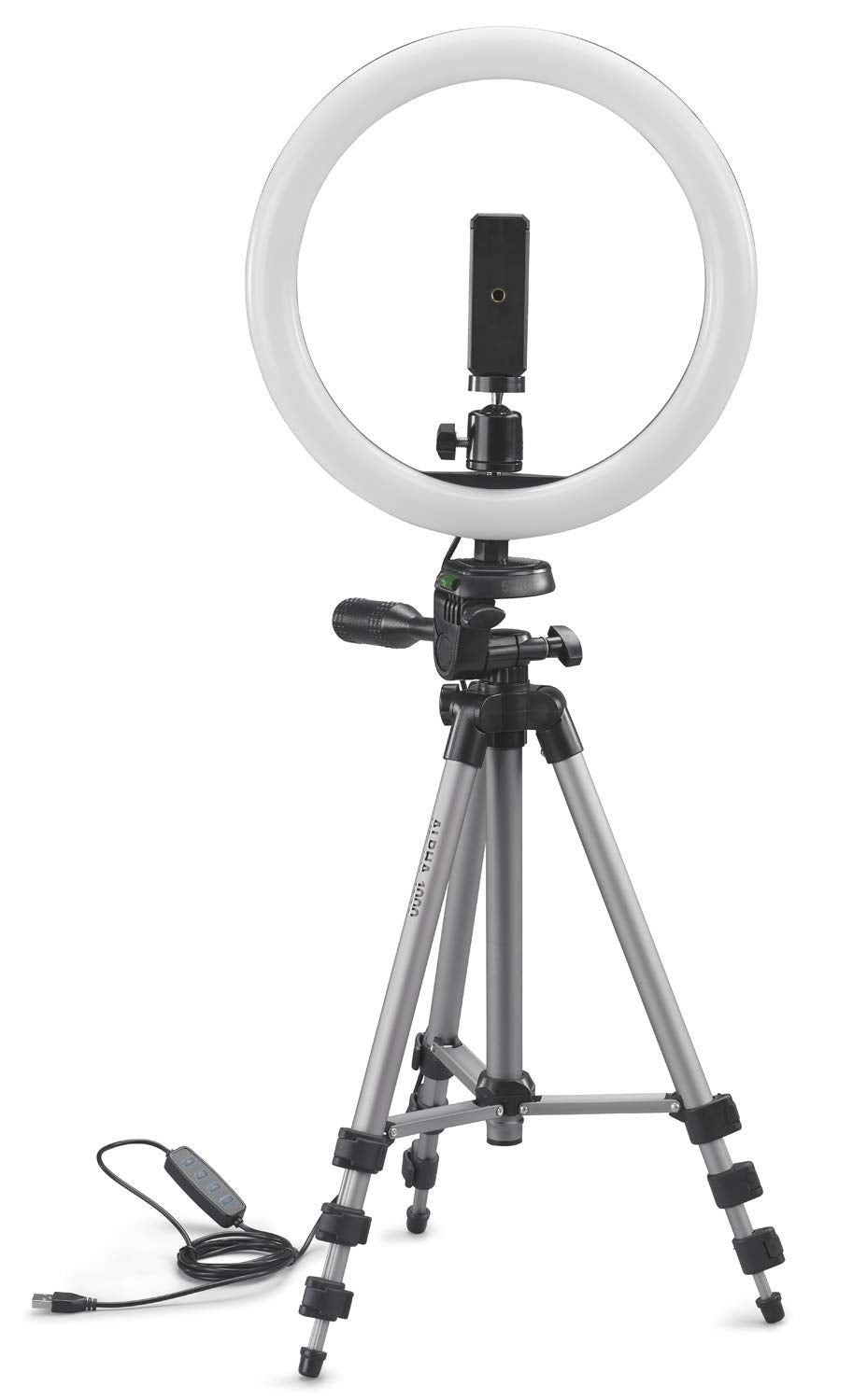 CULLMANN - 52103 - Alpha 1000 Stativ Vlogging Kit BT m. LED-Ringlicht und Bluetooth-Auslöser (Auszug