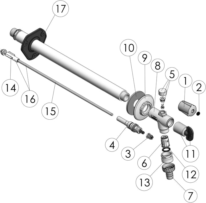 Ritzer 2 Stück Einsteck-Rohrbelüfter für Kemper Frosti 574/577 und 578/579 ab 07/2006 – Ersatzteil f