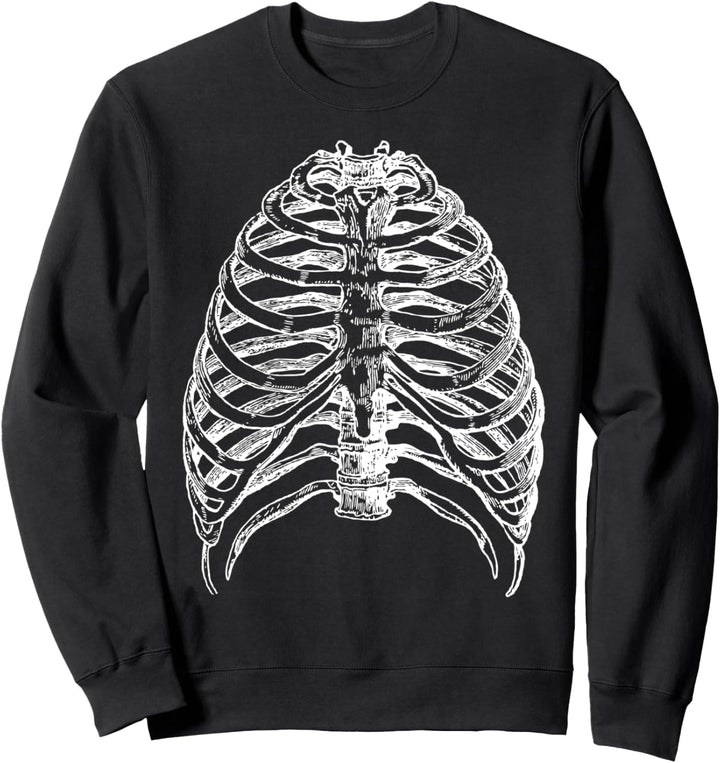 Vintage Skeleton Ribcage Sweatshirt