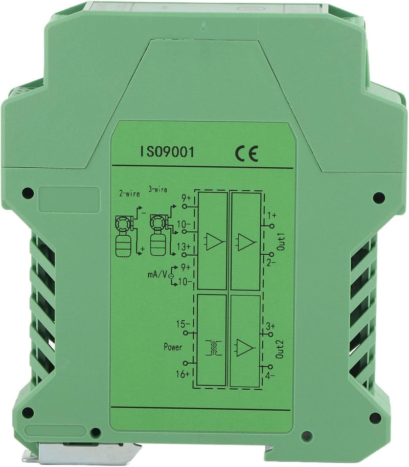 Fafeicy DC 24V Strom Signal Isolator Sender, 4-20mA SPS Detect Signal Conditioner, Eins-in-Eins-Ausg