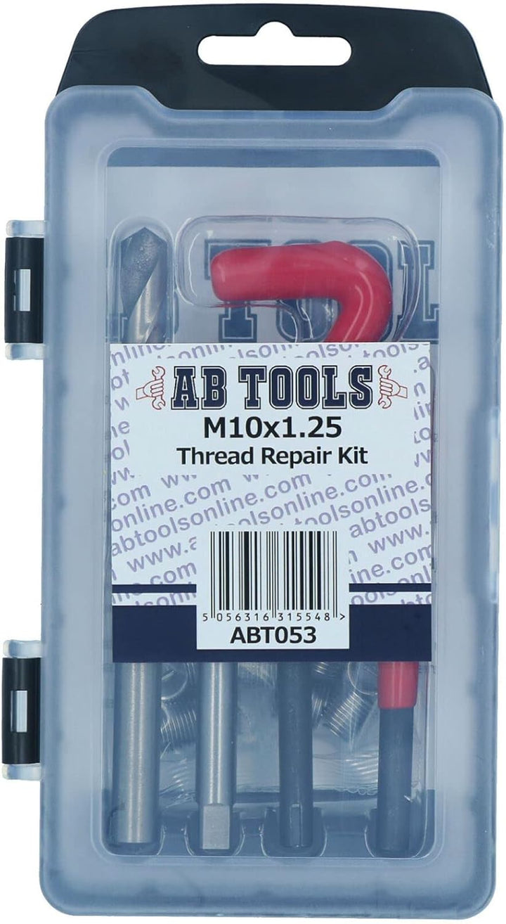AB Tools M10 x 1,25mm kit Reparatur Filetieren/helicoil 9PC beschädigt ein019