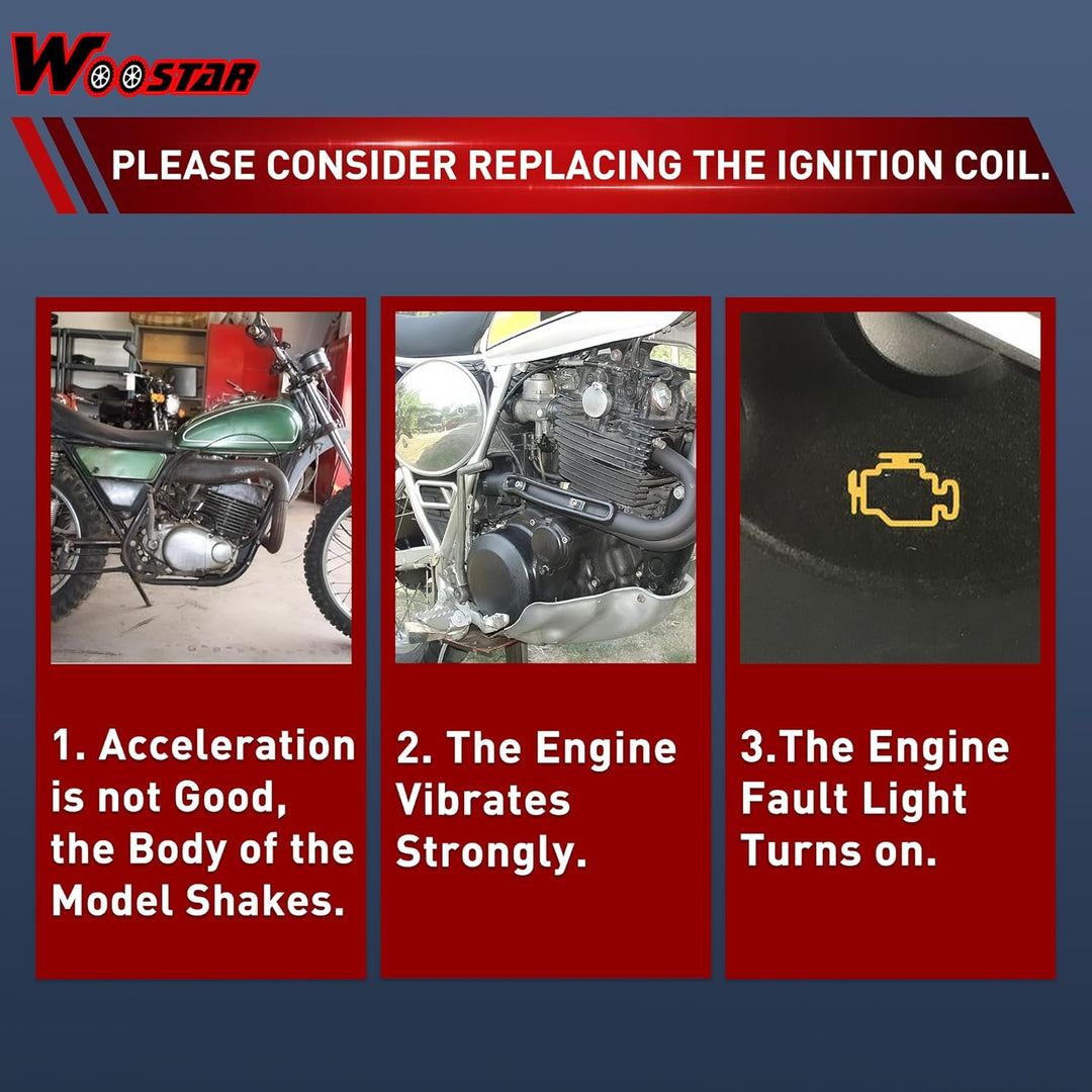 WOOSTAR CDI Box Zündspule Starterrelais Spannungsregler Ersatz für GY6 50ccm 125ccm 150ccm ATV Rolle