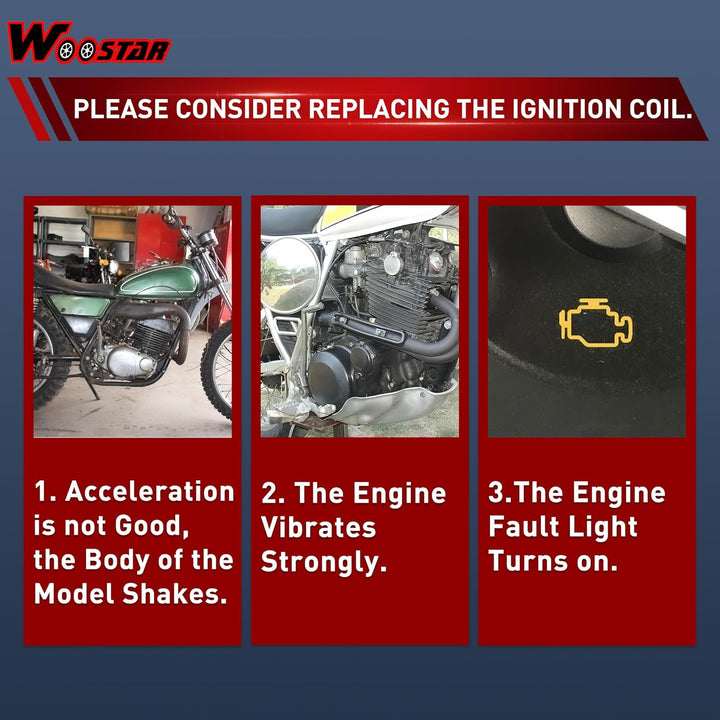 WOOSTAR CDI Box Zündspule Starterrelais Spannungsregler Ersatz für GY6 50ccm 125ccm 150ccm ATV Rolle