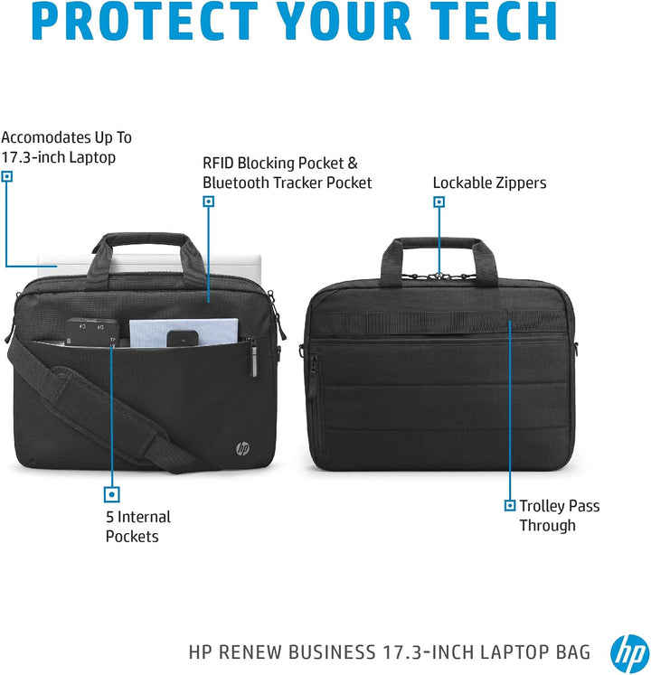 HP Hewlett Packard Renew Business Notebook-Schultertasche 43.9 cm (17.3")
