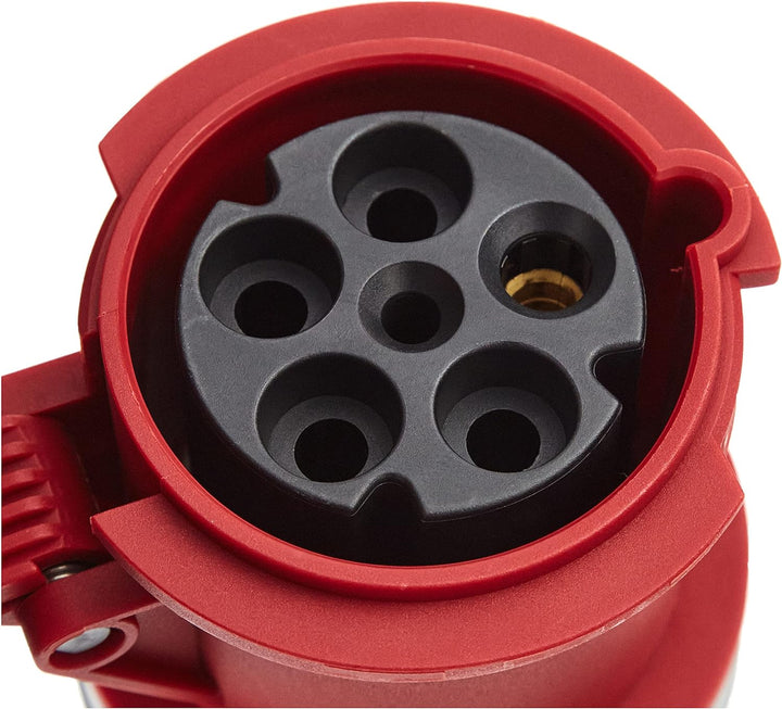 as - Schwabe 60428 CEE-Kupplung 400V / 63A, IP44 Gewerbe, Baustelle CEE Kupplung 400 V / 63 A, 5-pol