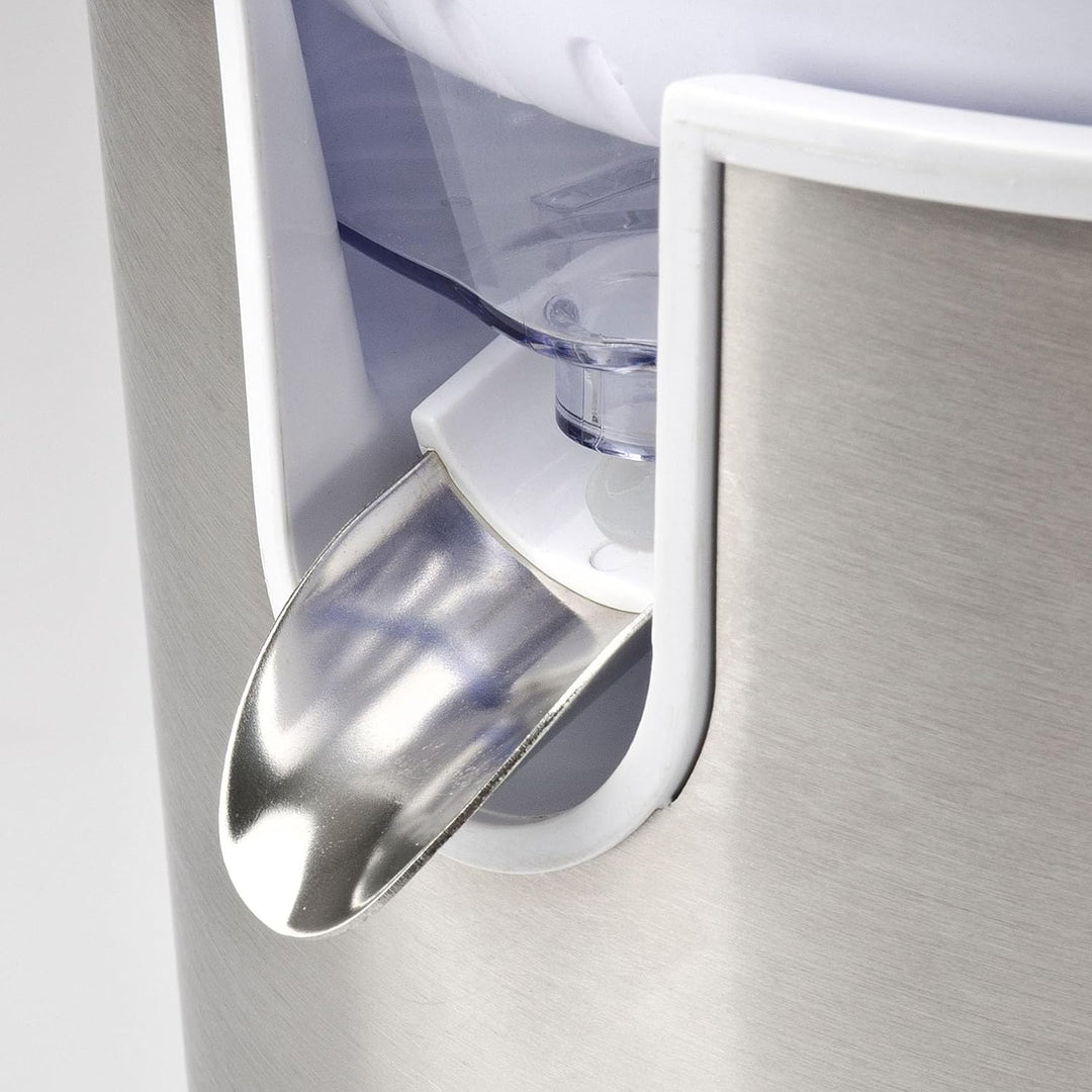 Girmi SR54 Zitruspresse, 150-cc-Kapazität, 60 W, Zwei Kegel für Zitrusfrüchte, Tropfstopp-Ausgiesser