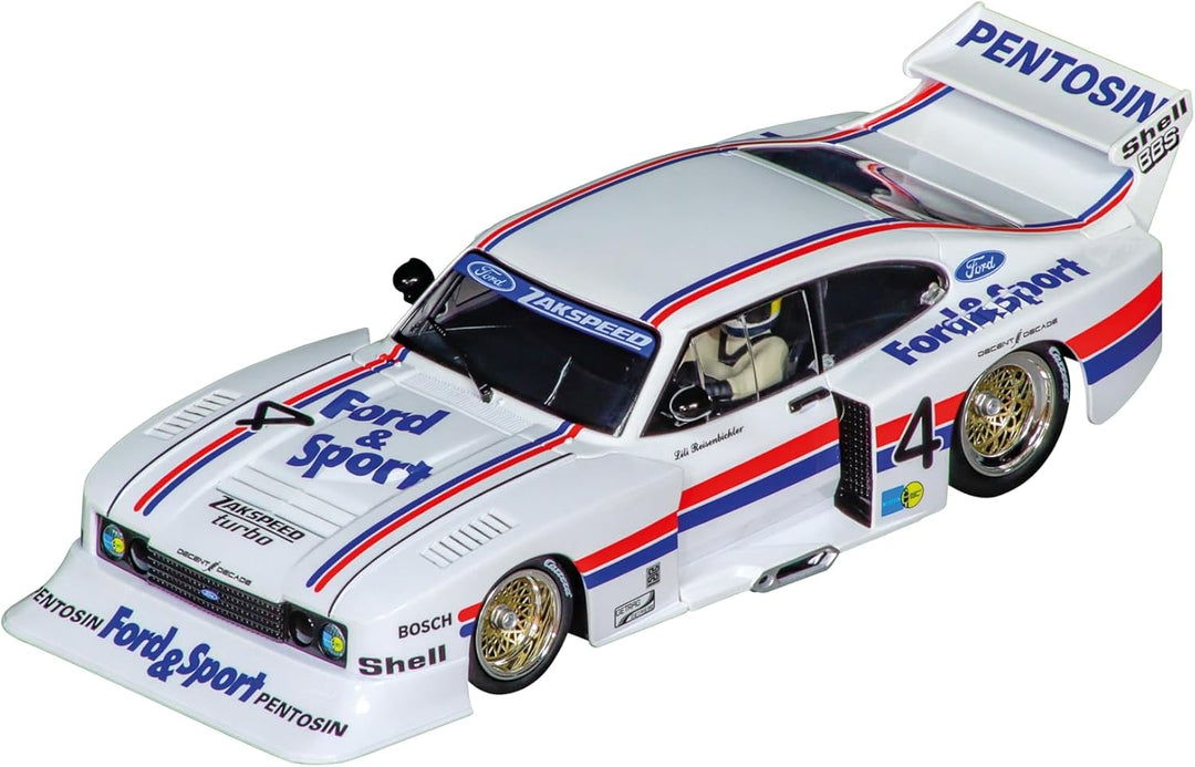 Carrera Digital 124 Ford Capri Zakspeed Turbo, Lili Reisenbichler – Slotcar mit Lichtfunktionen, dig