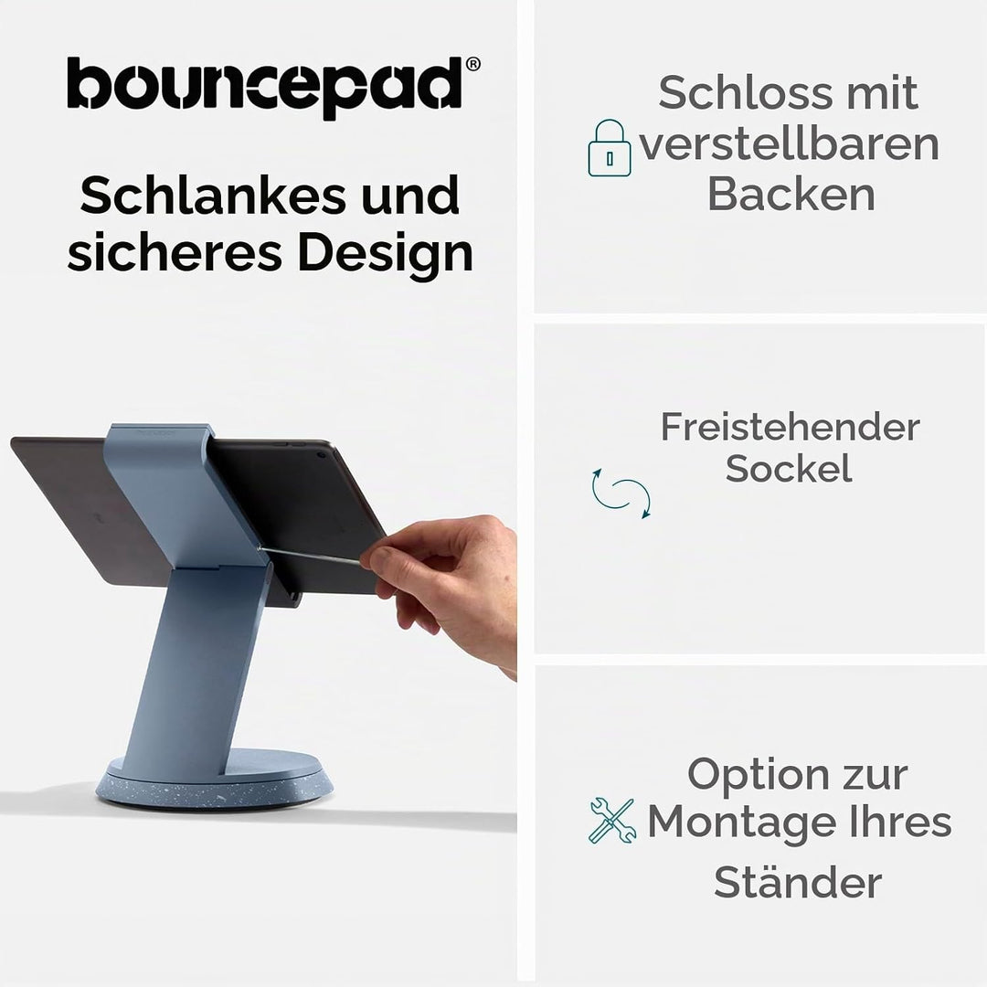 Bouncepad Eddy - universelle Tischhalterung kompatibel mit fast allen wichtigen iPads und Tablets, w
