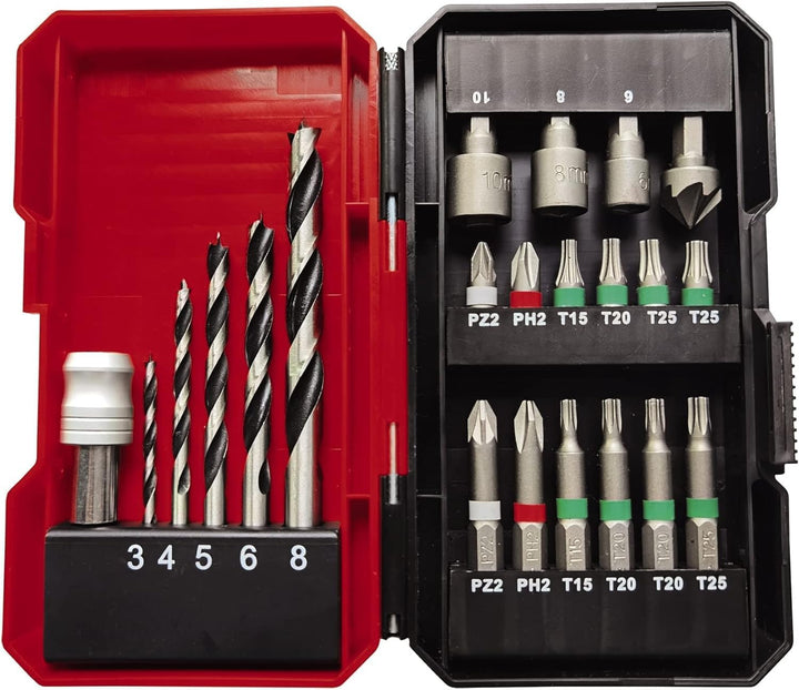 Einhell Akku-Bohrschrauber-Set TE-CD 12/1 Li +22+CL (Li-Ion, 12V, max 30 Nm, 2-Gang-Getriebe, inkl.