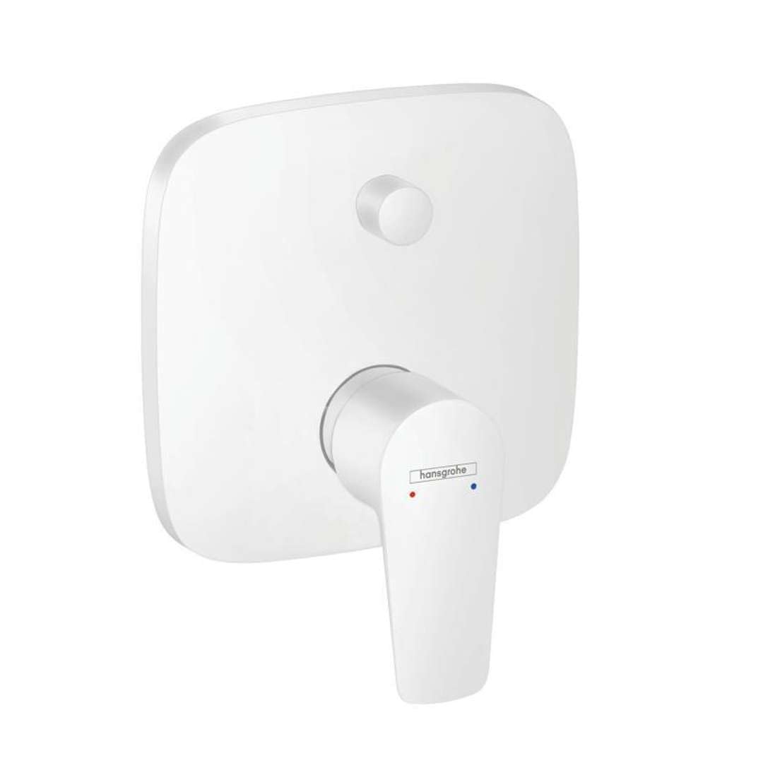 hansgrohe Wannenarmatur Talis E, Unterputz Einhebel-Wannenmischer, Mattweiss