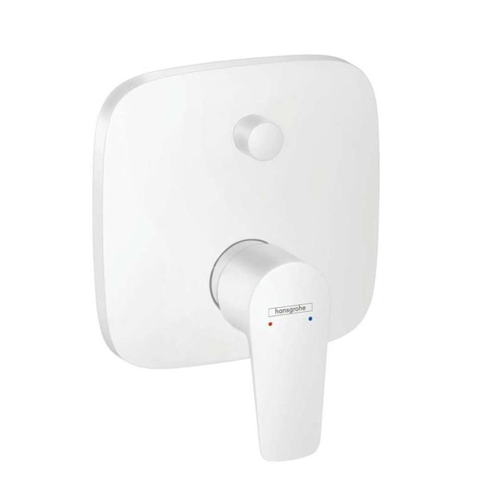 hansgrohe Wannenarmatur Talis E, Unterputz Einhebel-Wannenmischer, Mattweiss