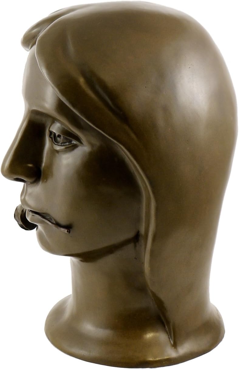 Kunst & Ambiente - Bronzefigur - Girl with Rose (1924) - signiert - Otto Gutfreund Skulptur - 100% B