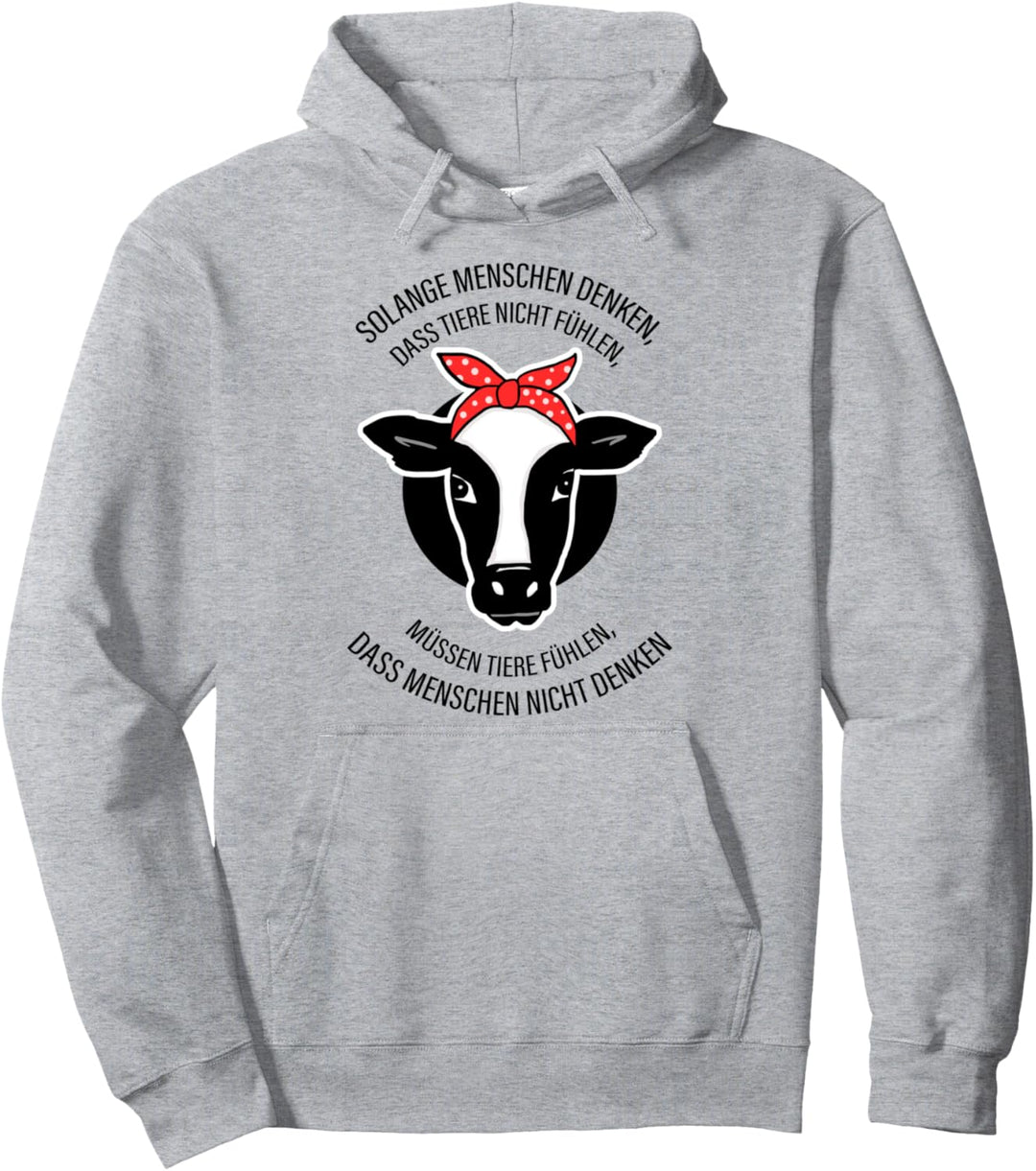Tiere fühlen - save animals! Tierschutz, Vegetarier, Veganer Pullover Hoodie