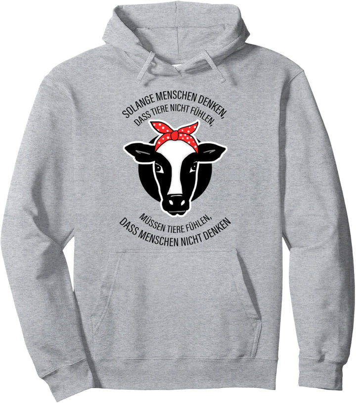 Tiere fühlen - save animals! Tierschutz, Vegetarier, Veganer Pullover Hoodie