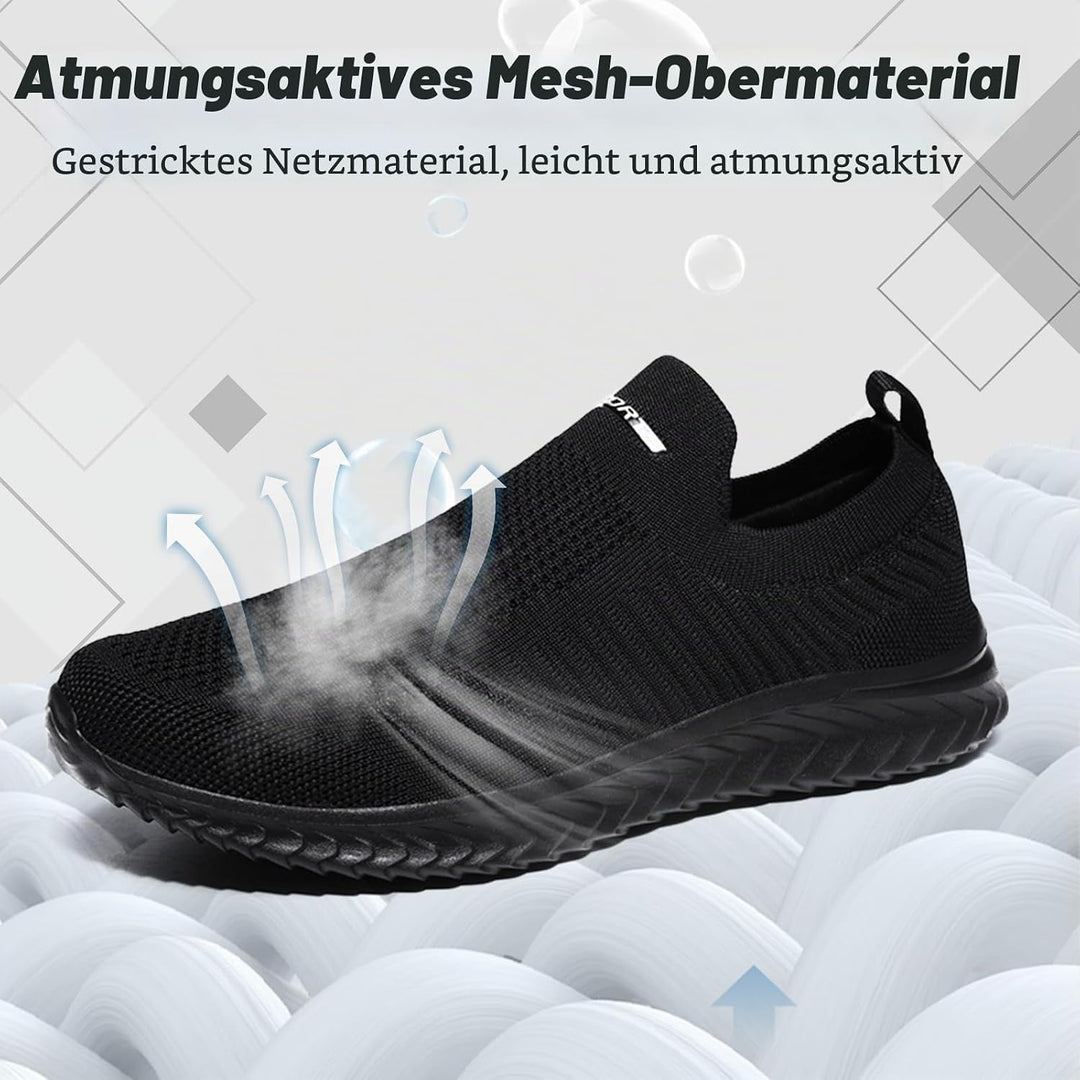 Slip On Sneakers Herren Damen Nurse Schuhe Walkingschuhe Outdoor Turnschuhe Sportschuhe Gym Bequem L