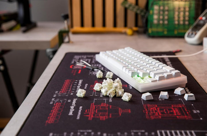 CHERRY MX RGB Ergo Clear Switch Kit, 23 Mechanische Tastatur-Schalter, für Hot Swap oder Gaming-Keyb