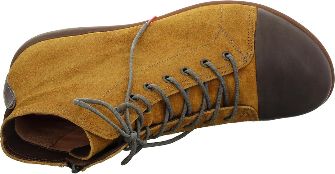 THINK! Herren Kong Leder Gefütterte Nachhaltige Stiefelette 40 EU 6000 Narzisse Kombi, 40 EU 6000 Na