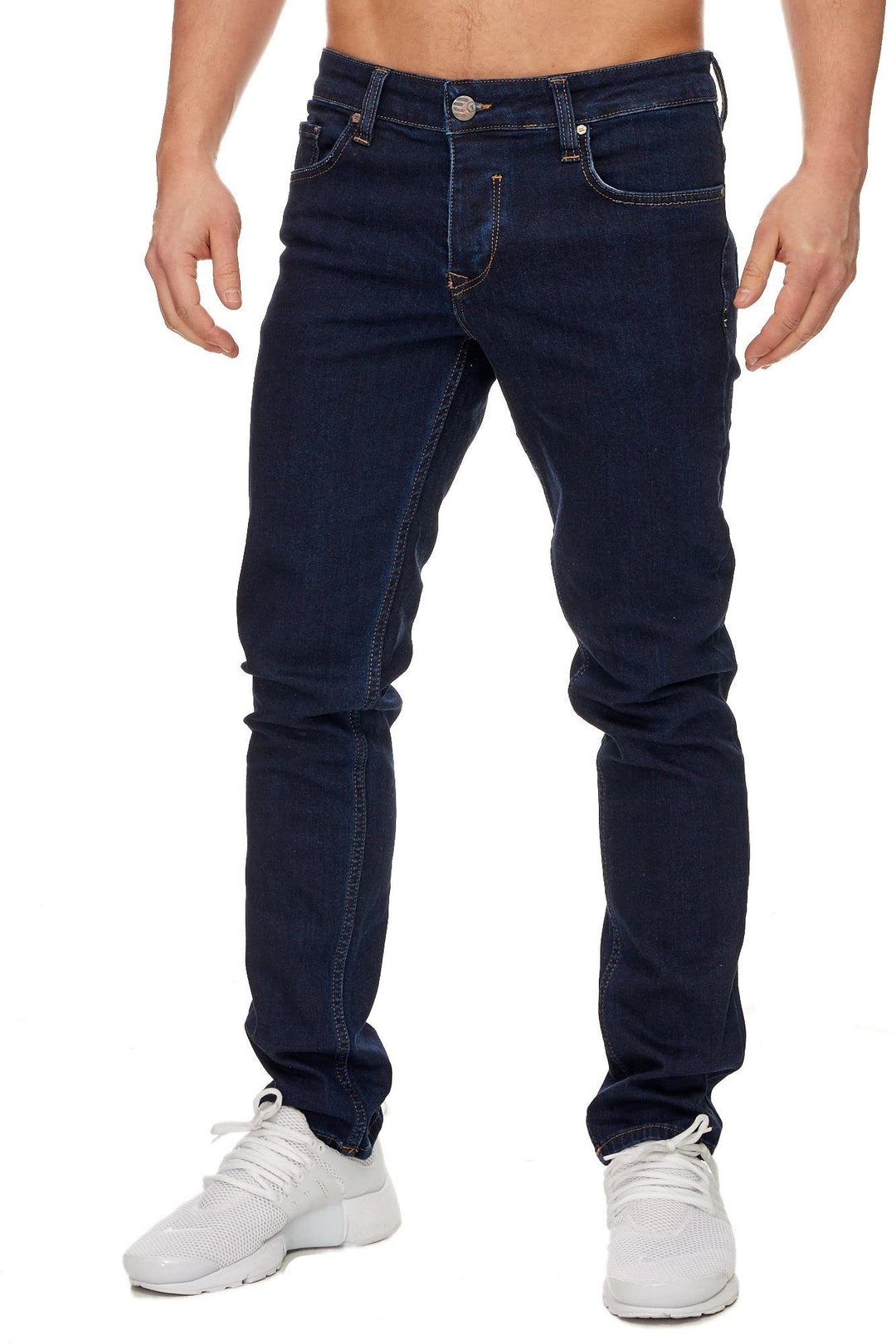 Tazzio Jeans Slim Fit Herren Jeanshose Stretch Designer Hose Denim 16533 29W / 30L Dunkelblau, 29W /