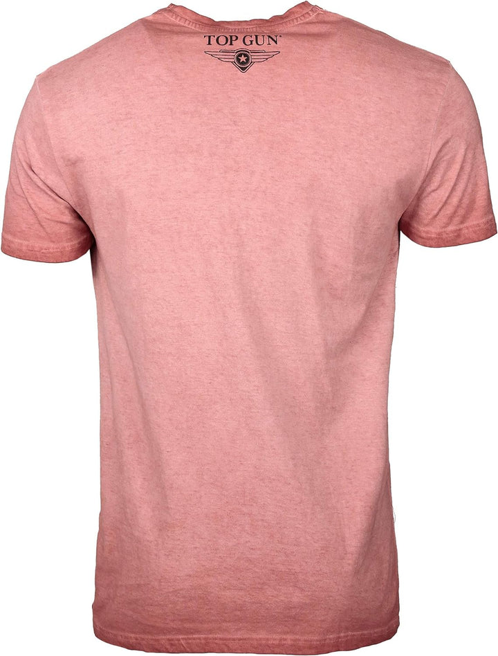 Top Gun Herren T-Shirt Construction Tg20191039 Red,XL