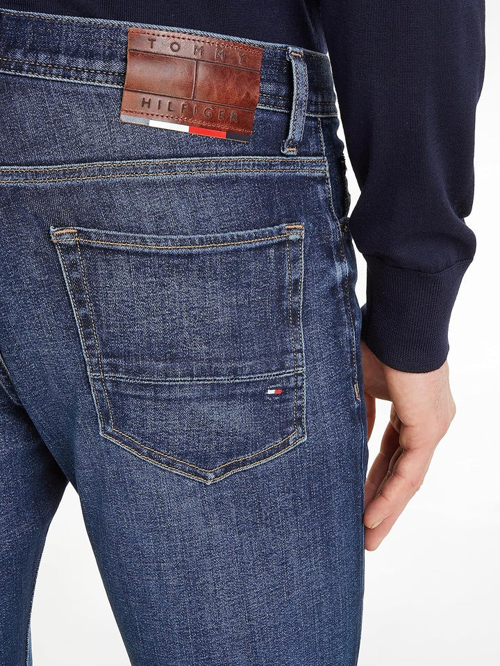 Tommy Hilfiger Herren Slim Bleecker Pstr Morton Indigo Jeanshosen 31W / 34L Denim (Morton Indigo), 3