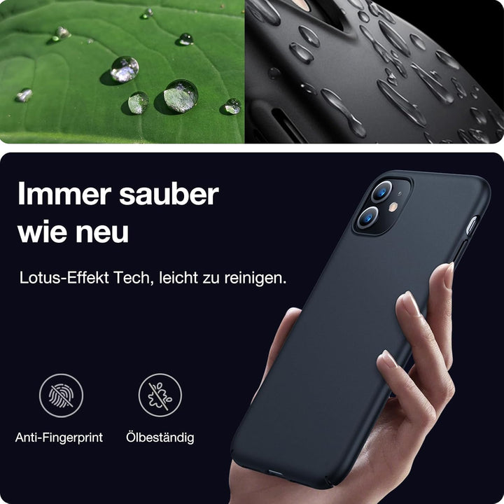 TORRAS Ultra Dünn für iPhone 11 Schwarz, iPhone 11 Schwarz