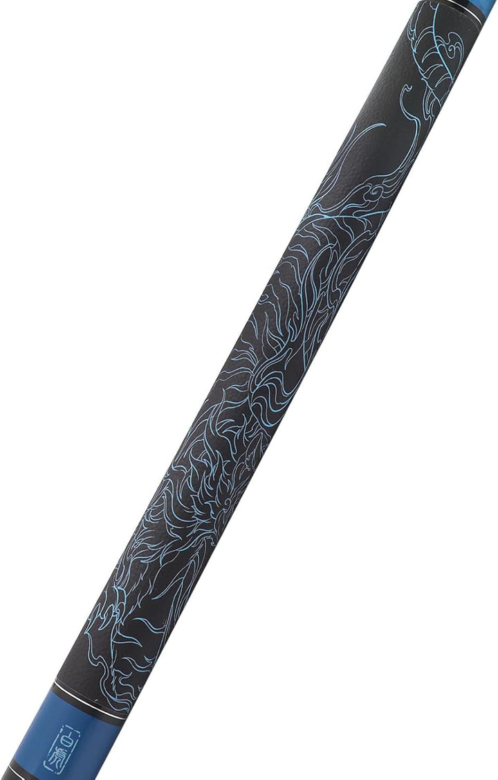 CUESOUL mythologische Symbole 58 Zoll 19oz Pool Cue Stick, 13mm TIPP baihu, baihu
