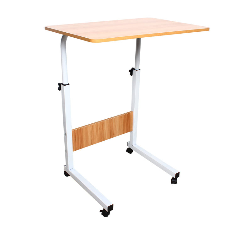 Queeucaer Pflegetisch Höhenverstellbar Home-Office-Schreibtische C-förmiger moderner Sofatisch aus H