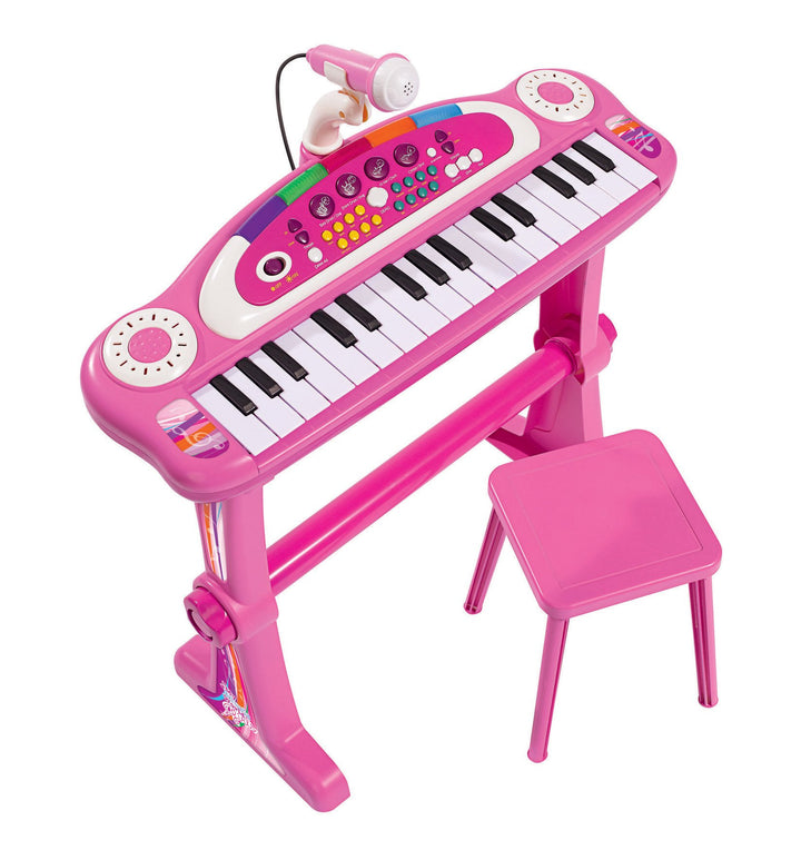 Simba 106830690 - My Music World Girls Standkeyboard, 31 Tasten, Licht und Sound, 55cm, ab 3 Jahre S